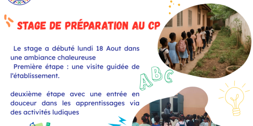 Stage de préparation CP
