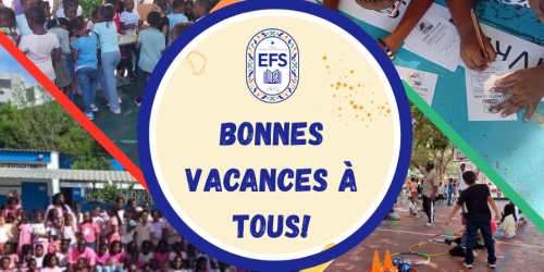Bonnes vacances à nos élèves