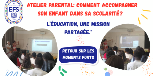 Atelier des parents : un temps d'échange et de partage