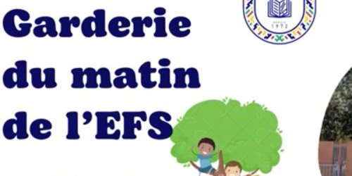 Changement de mode de paiement pour la garderie du matin