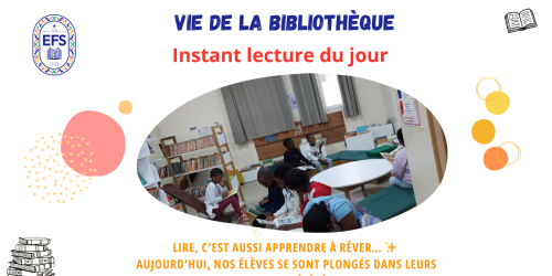 Moment lecture du jour 