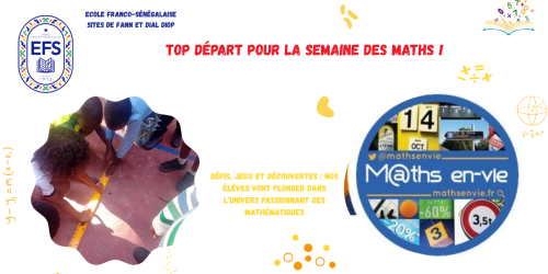 Semaine des Maths à l'école franco-sénégalaise