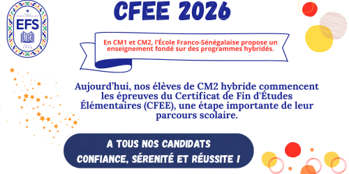 CFEE 2026 : une étape importante pour nos CM2